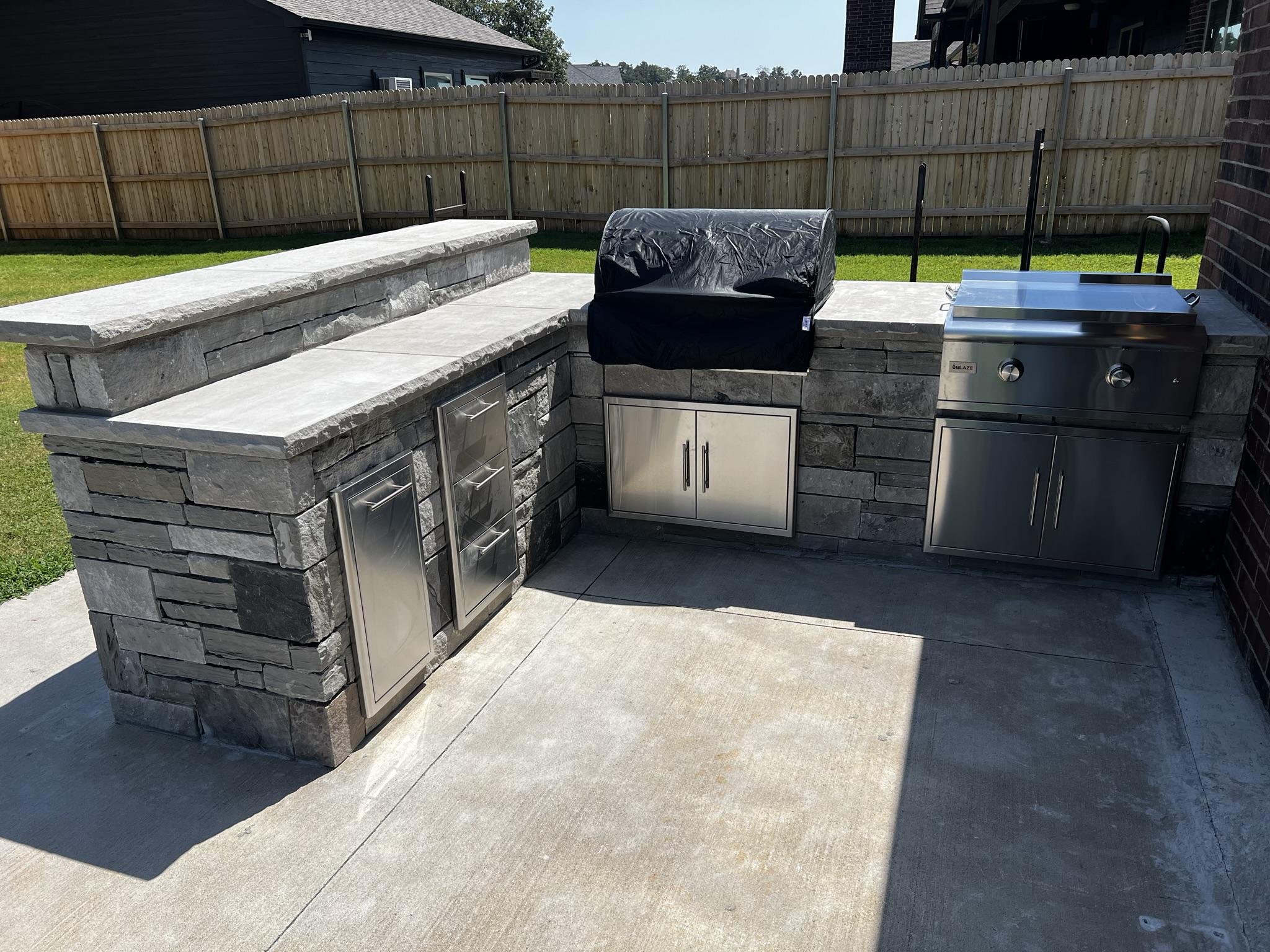 Nick K Tulsa Outdoor Kitchen 1