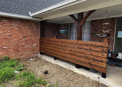 Beth Front Porch Privacy Wall 1