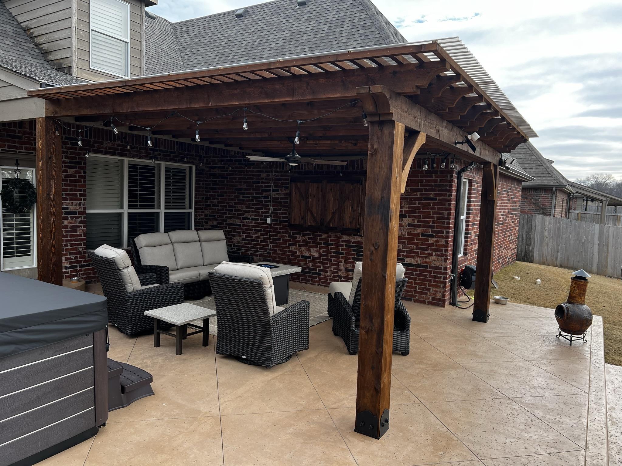 Bryan C Tulsa Pergola 1