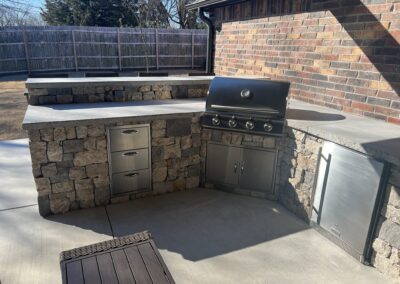 Danny V Tulsa Outdoor Kitchen 1