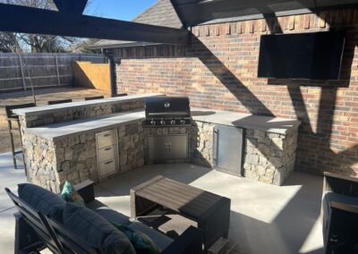 Danny V Tulsa Outdoor Kitchen 14