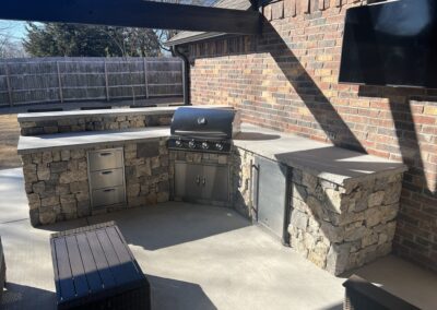Danny V Tulsa Outdoor Kitchen 15
