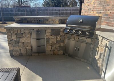 Danny V Tulsa Outdoor Kitchen 2