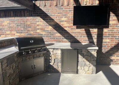 Danny V Tulsa Outdoor Kitchen 3
