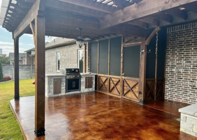 Karen M Pergola And Screen Wall 19