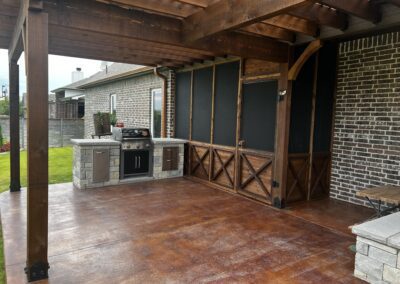 Karen M Pergola And Screen Wall 2