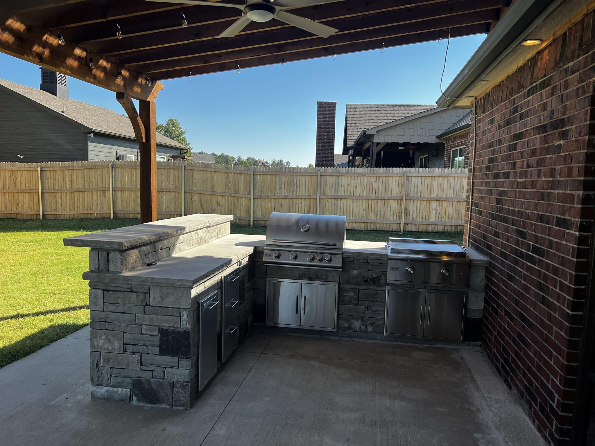Nick K Tulsa Outdoor Kitchen 5
