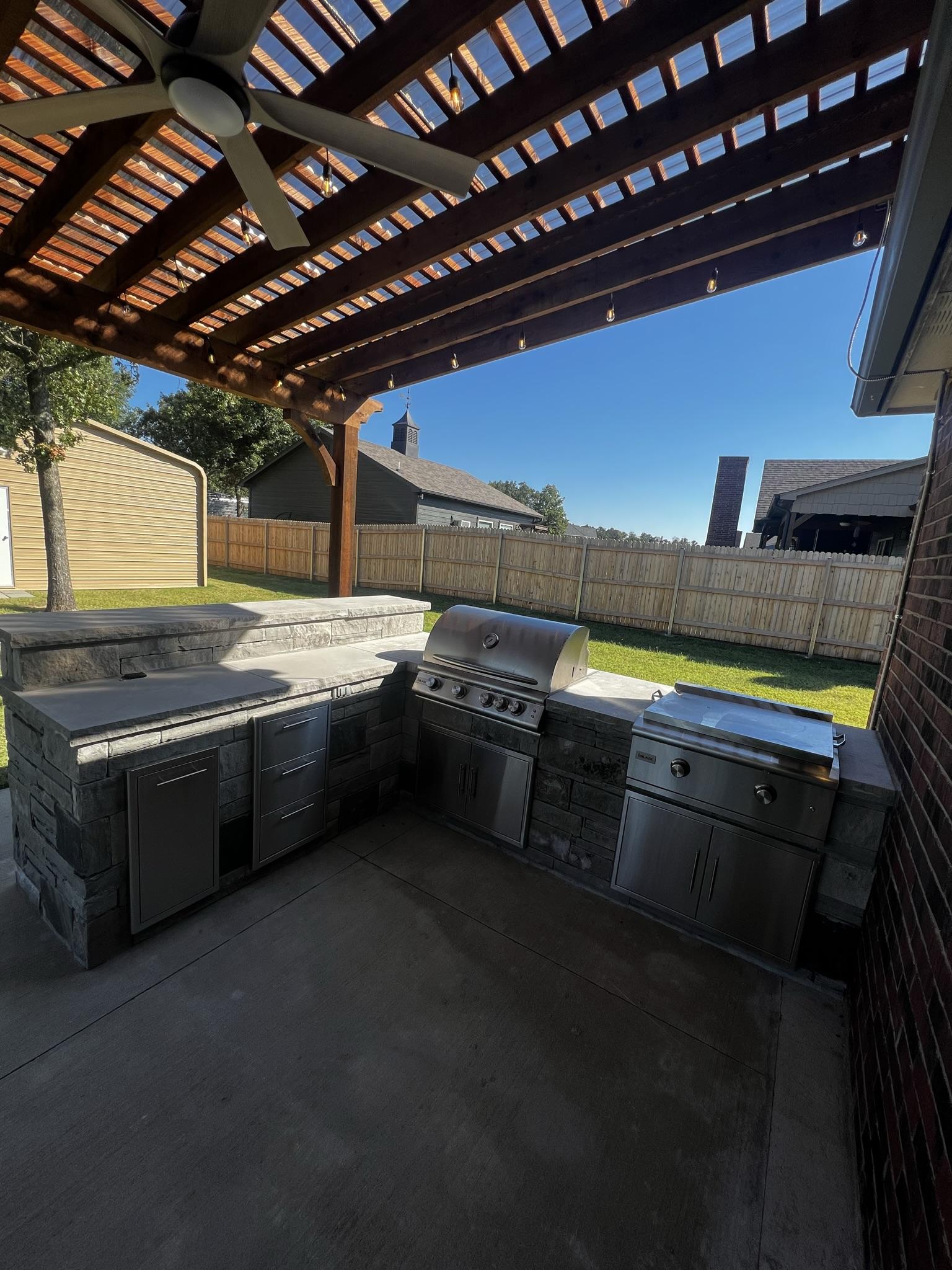 Nick K Tulsa Outdoor Kitchen 7