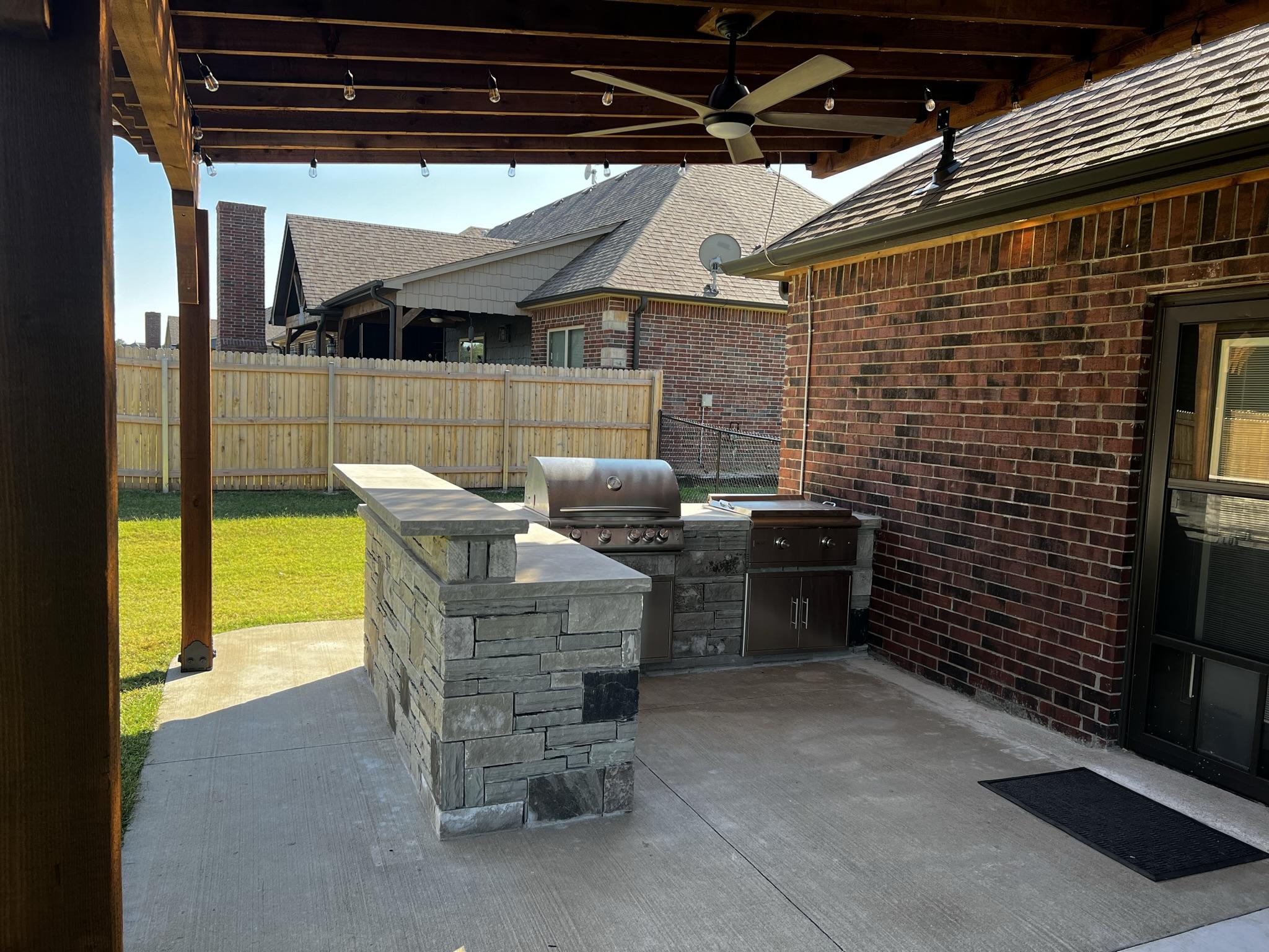 Nick K Tulsa Outdoor Kitchen 8