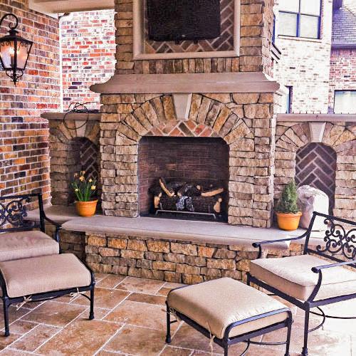 Tulsa Outdoor Fireplace 2